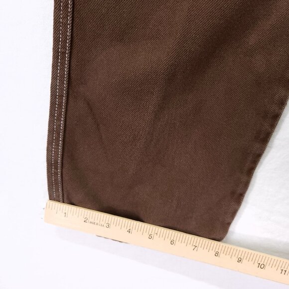 Reformation Womens Jean Size 28 Cowboy High Rise Baggy Straight-Leg Brown 28" - Picture 9 of 15